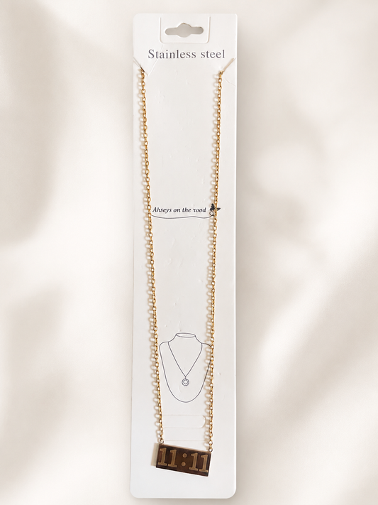 Arashine Elegant 11:11 Wish Necklace